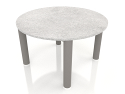 Mesa de centro D 60 (gris cuarzo, DEKTON Kreta)