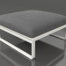 3d model Modular sofa, pouf (Agate gray) - preview
