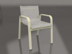 Dining club chair (Gold)