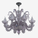 3d model Chandelier made of glass (S110188 8violet) - preview