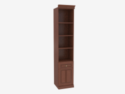 Bookcase narrow with open shelves (3841-27)