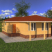 3d model One-storey house of 80 sq. M. - preview