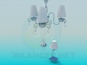 Chandelier, sconces and light bulb included