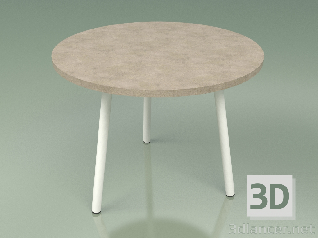 modèle 3D Table basse 013 (Metal Milk, Farsena Stone) - preview