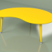 3d model Coffee table Bud monochrom (yellow-mustard) - preview