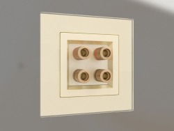 Acoustic socket (champagne grooved)