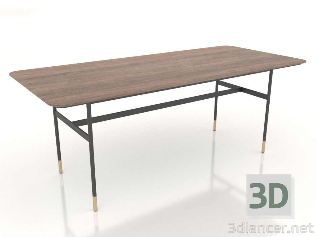 modello 3D Tavolo da pranzo 2000x900x760 - anteprima