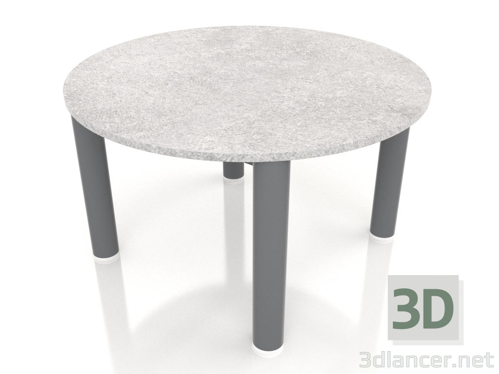 3d model Coffee table D 60 (Anthracite, DEKTON Kreta) - preview