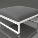 3d model Modular sofa, pouf (White) - preview
