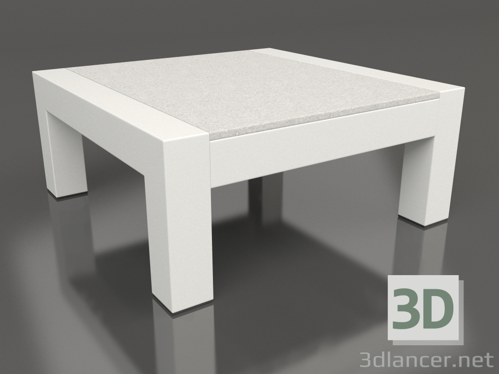 3d model Side table (Agate gray, DEKTON Sirocco) - preview