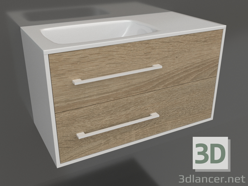 3d model Hanging cabinet 90 cm (Mai.01.09-L) - preview