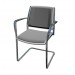 Modelo 3d Cadeiras estofadas em tecido - preview