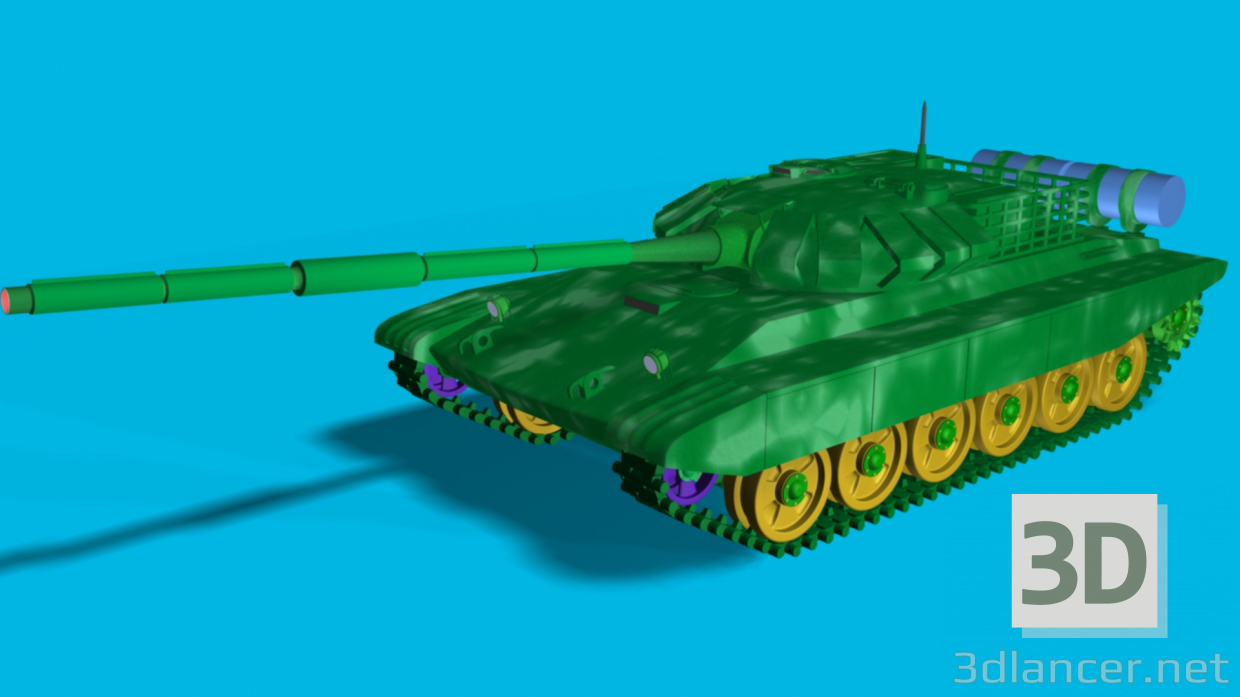 Tank 3D-Modell kaufen - Rendern