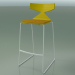 3d model Stackable Bar Stool 3713 (with cushion, Yellow, V12) - preview