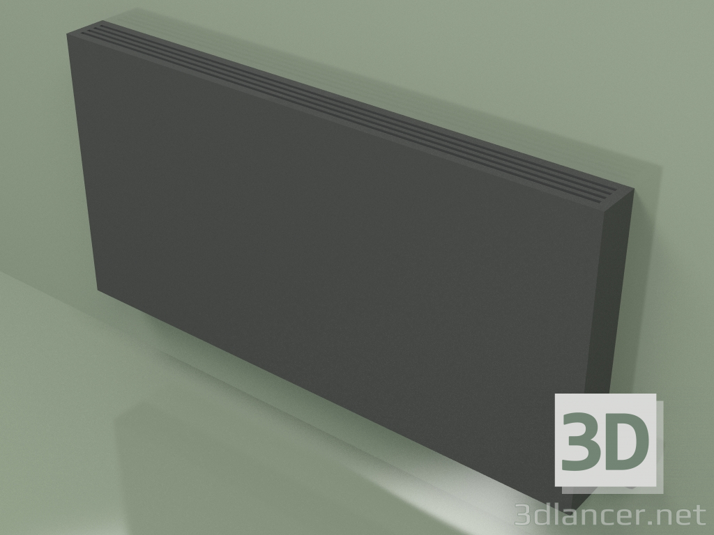 3D modeli Konvektör - Aura Slim Basic (500x1000x80, RAL 9005) - önizleme