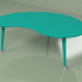 3d model Coffee table Kidney monochrome (turquoise) - preview