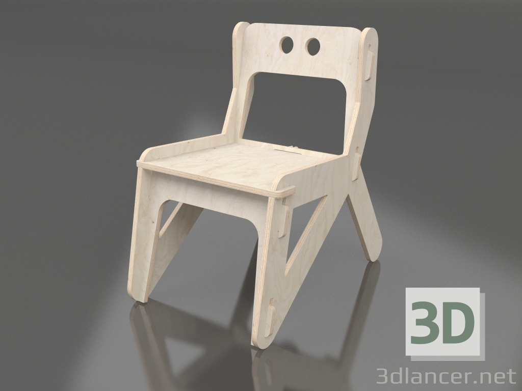 3D Modell CLIC C Stuhl (CNCCA2) - Vorschau