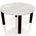 3d model Coffee table D 60 (Black, DEKTON Kreta) - preview