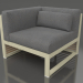 3d model Modular sofa, section 6 left (Gold) - preview