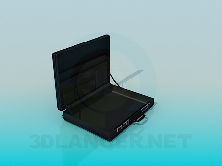 modelo 3D Maletín de negocios - escuchar modelo 3D Maletín de negocios - escuchar