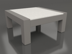 Side table (Quartz gray, DEKTON Sirocco)