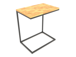 Table de chevet rectangulaire (PLANCHER BOIS, 60x40x65)