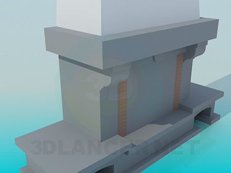 modelo 3D Chimenea - escuchar modelo 3D Chimenea - escuchar