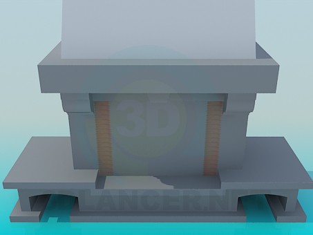 modelo 3D Chimenea - escuchar modelo 3D Chimenea - escuchar