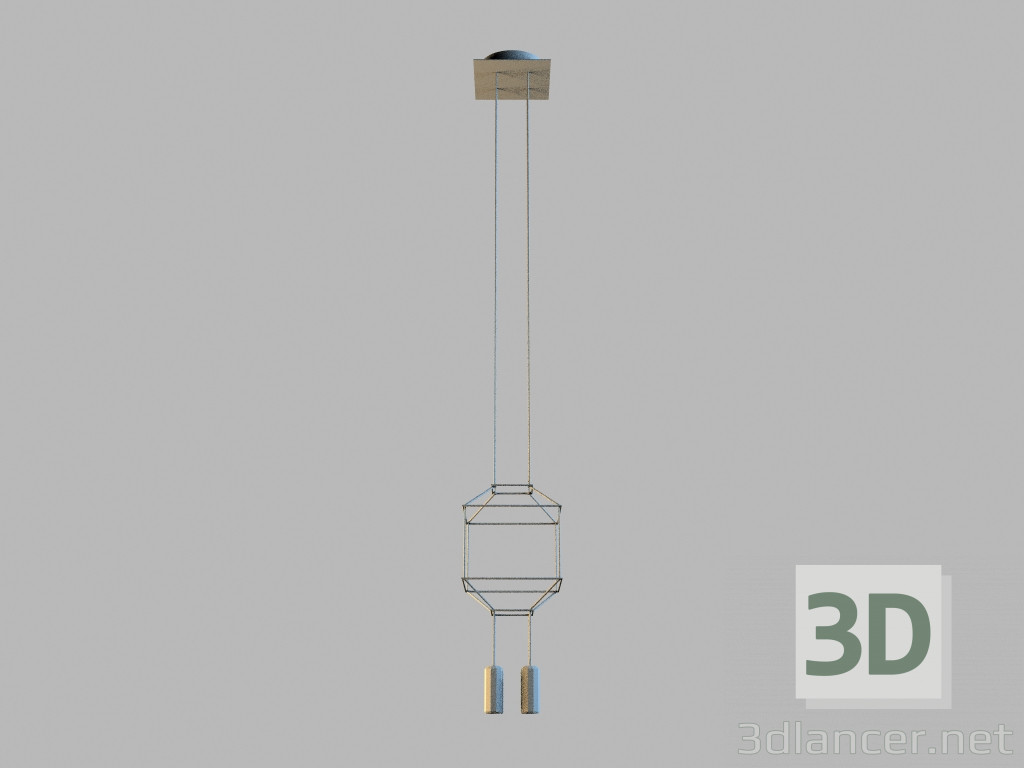 3d model 0313 hanging lamp - preview