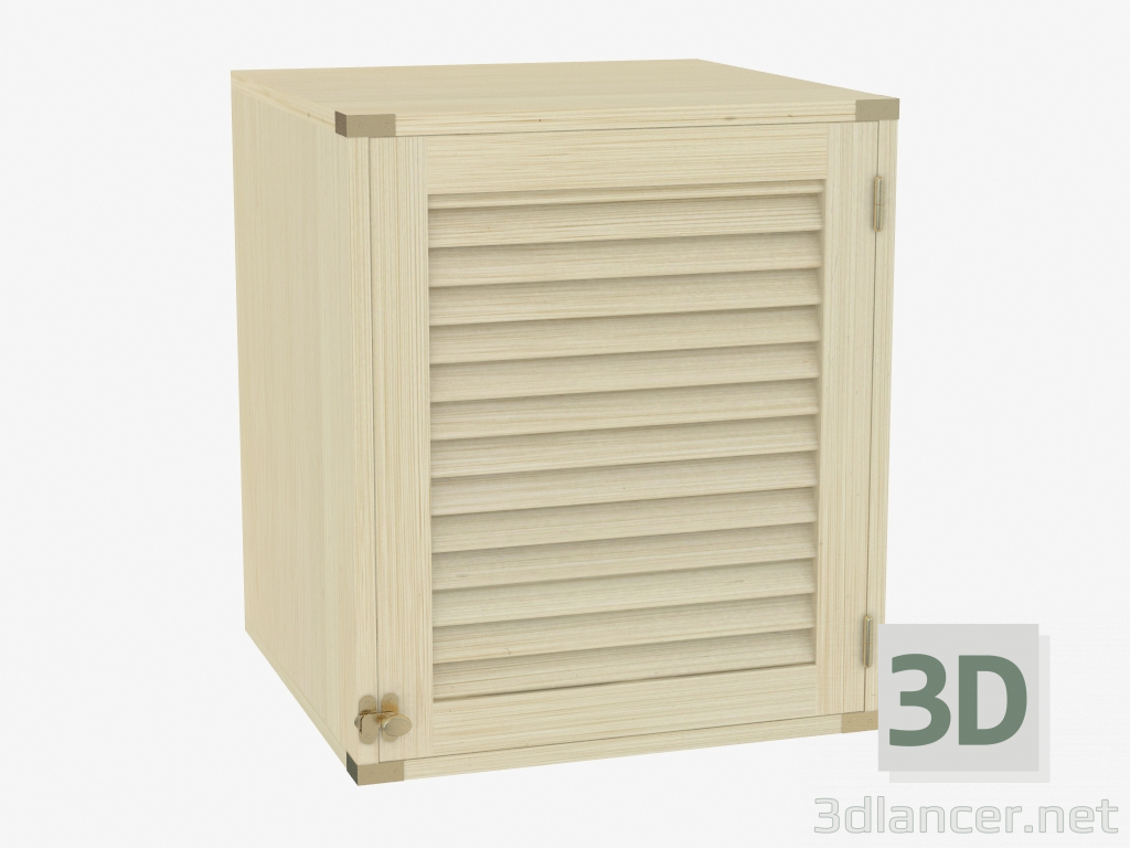 3D Modell Niedriger Schrank mit einer Tür - Vorschau