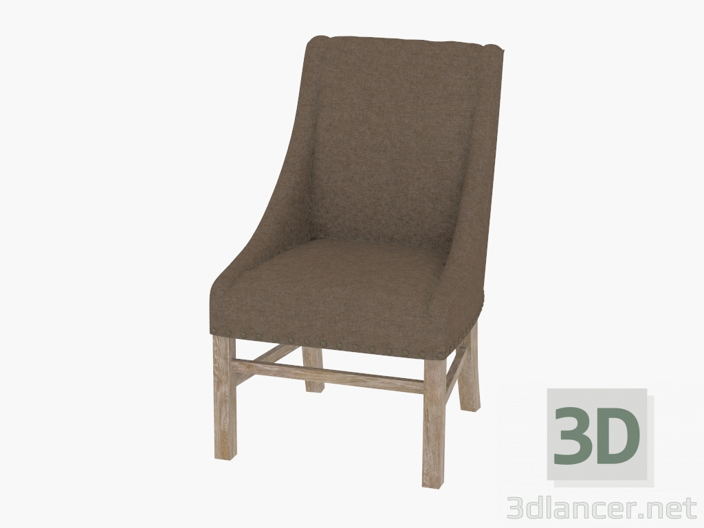 modello 3D Una sedia da pranzo con braccioli nuova sedia CAVALLETTO (8826.0002.A008) - anteprima