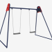3d model Swing for children playground (6412) - preview