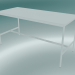 modèle 3D Table rectangulaire Base High 85x190x95 (Blanc) - preview