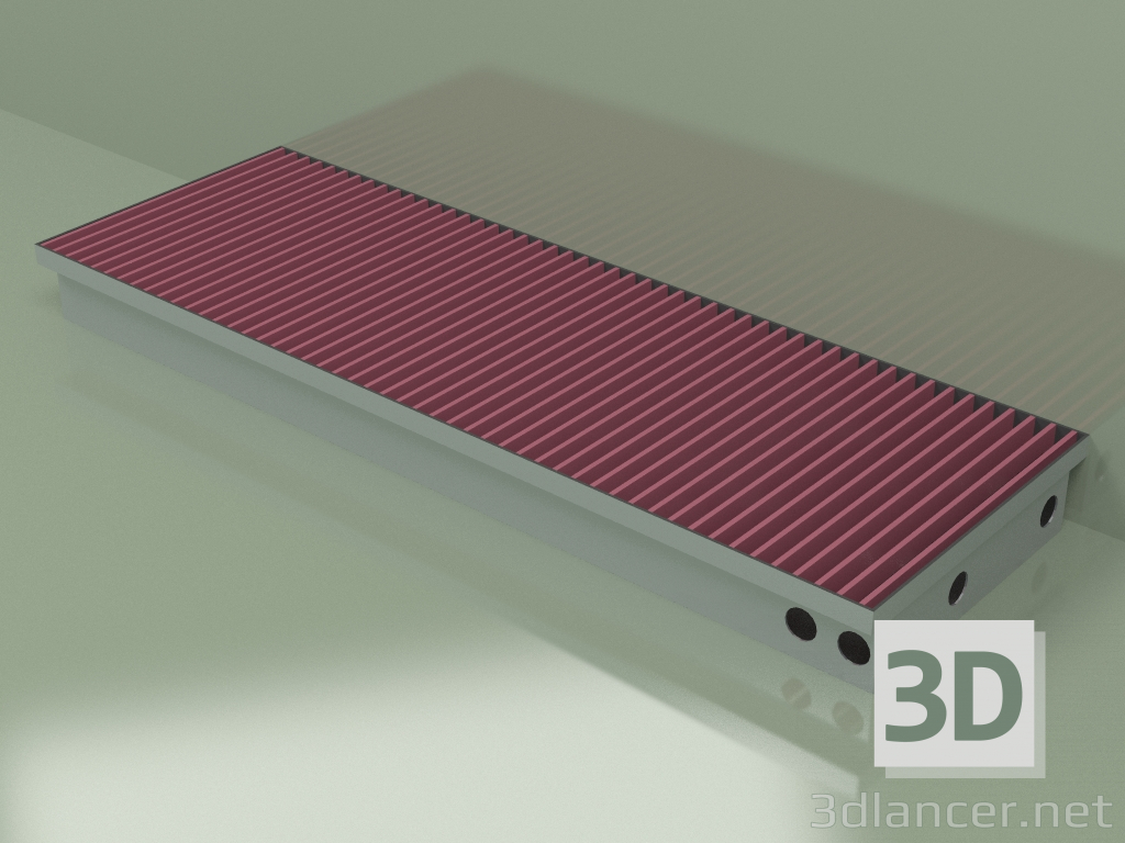 3D modeli Kanal konvektörü - Aquilo F1Т (340x1000x90, RAL 4002) - önizleme