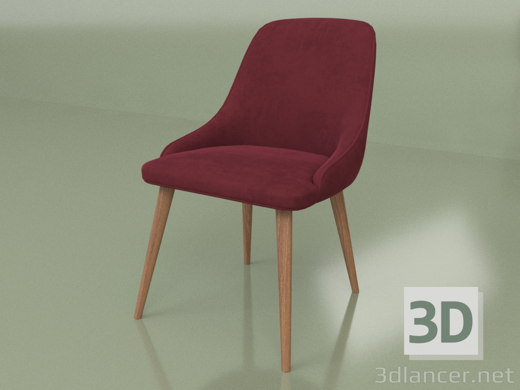 modello 3D Sedia Verdi (gambe Tin-101) - anteprima