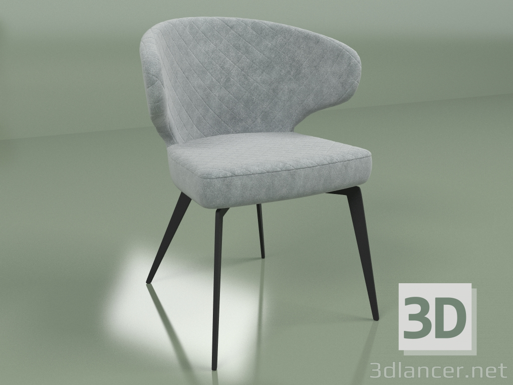 modello 3D Sedia da pranzo Keen (grigio ombra) - anteprima