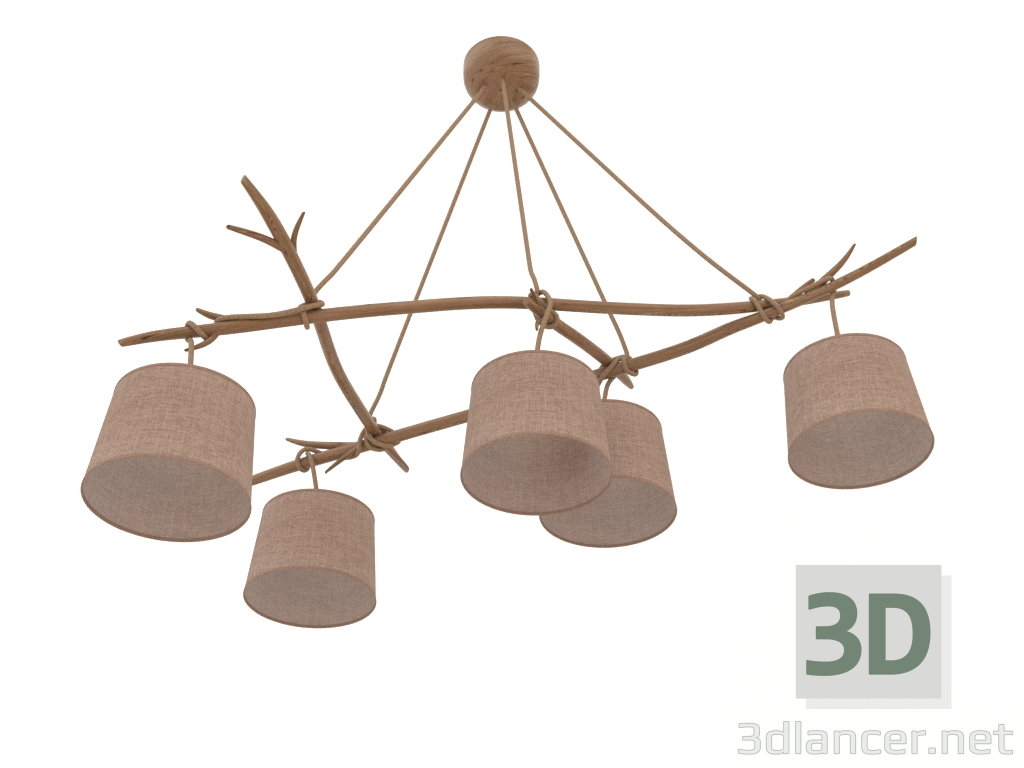 modèle 3D Lustre suspendu (6175) - preview