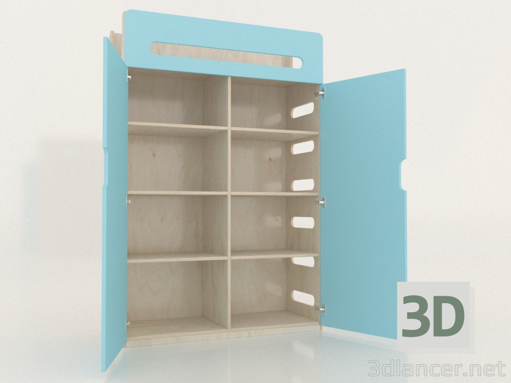 3D Modell Kleiderschrank offen MOVE WB (WBMWB2) - Vorschau