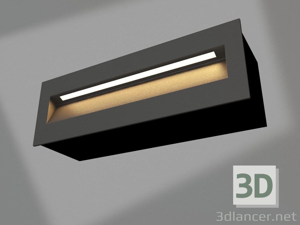 modello 3D Lampada LTD-TRAIL-S226x76-8W Warm3000 (GR, 65 gradi, 230V) - anteprima