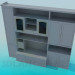3D Modell Schrankwand für Wohnzimmer - Vorschau