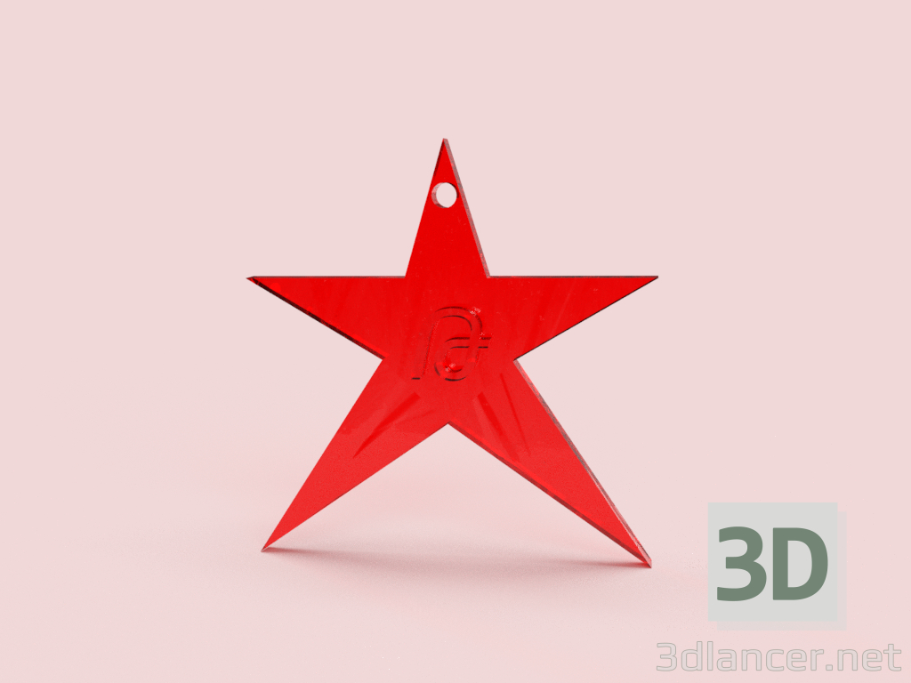 3d модель БРЕЛОК ДЛЯ КЛЮЧЕЙ – превью