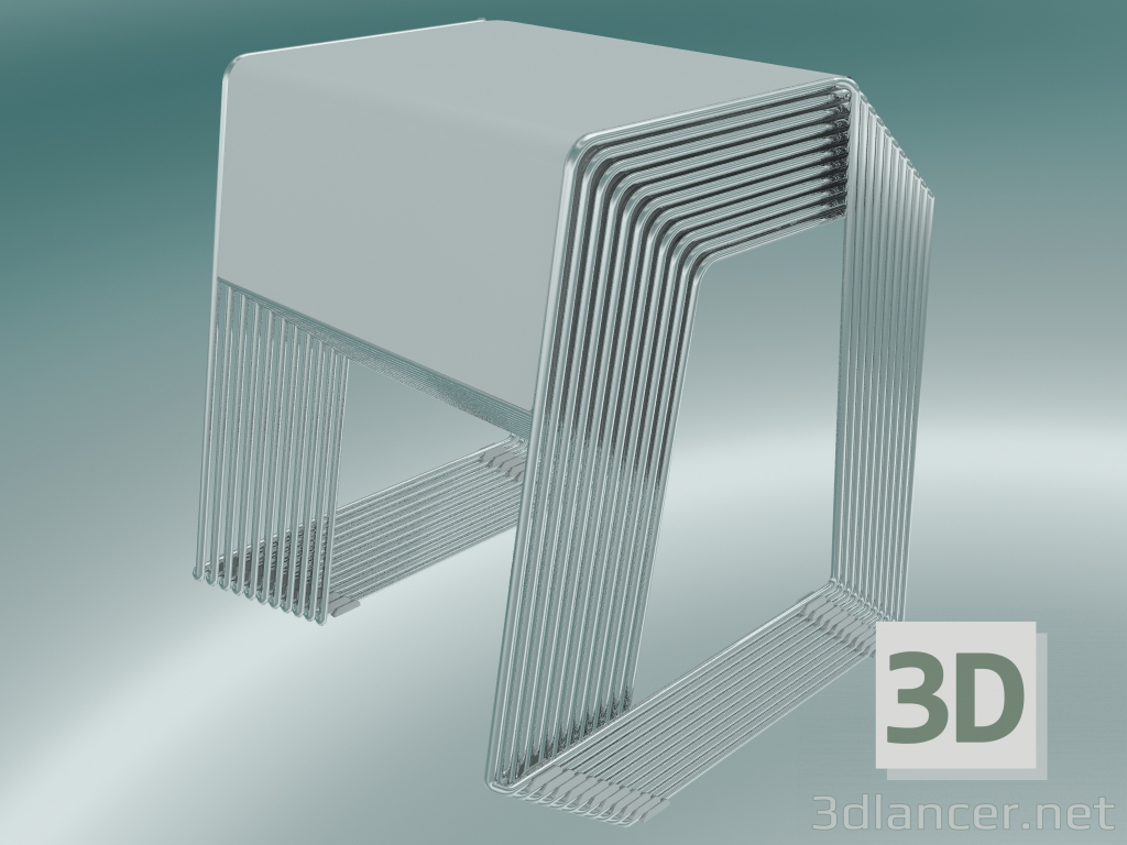 modello 3D Pila di tavoli per uno (11 pezzi) - anteprima