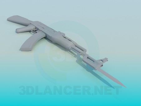 3d model AK-47 - preview 3d model AK-47 - preview