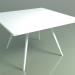 3D Modell Quadratischer Tisch 5413 (H 74 - 119 x 119 cm, Laminat Fenix F01, V12) - Vorschau
