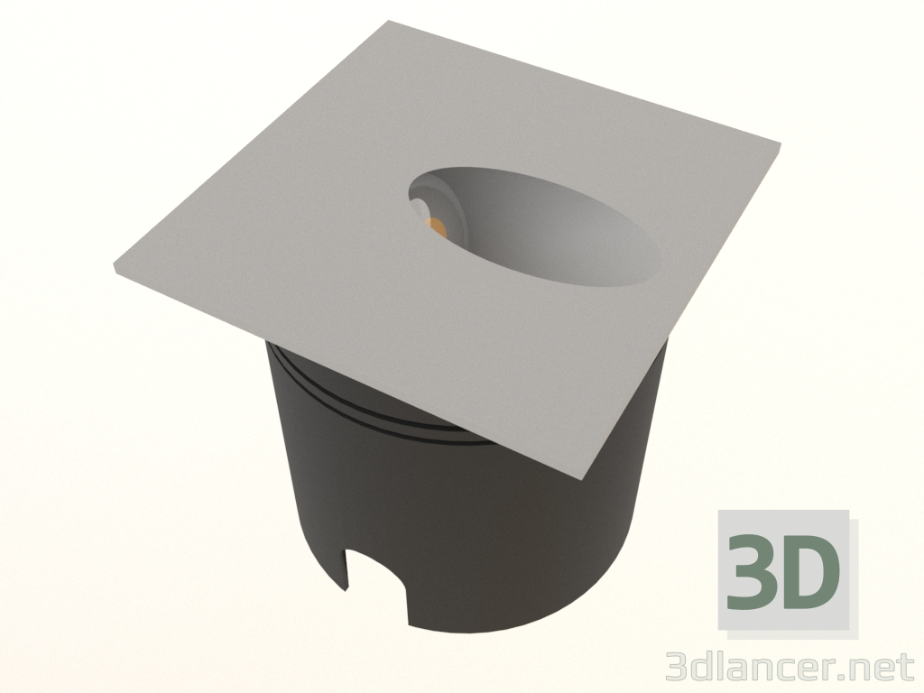 3D Modell Einbau-Straßenlampe (7026) - Vorschau