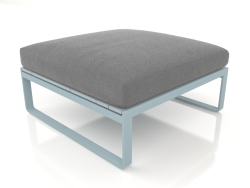 Modular sofa, pouf (Blue gray)