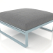 3d model Modular sofa, pouf (Blue gray) - preview