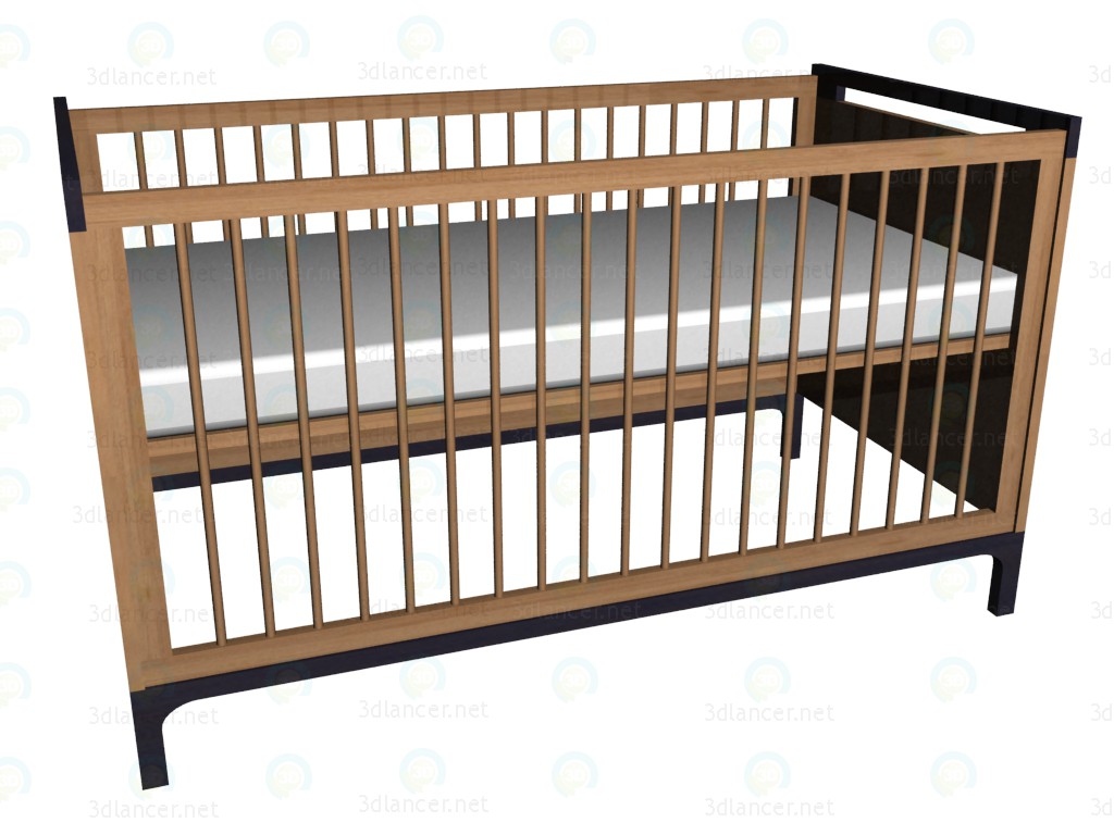 3d model Cot - preview