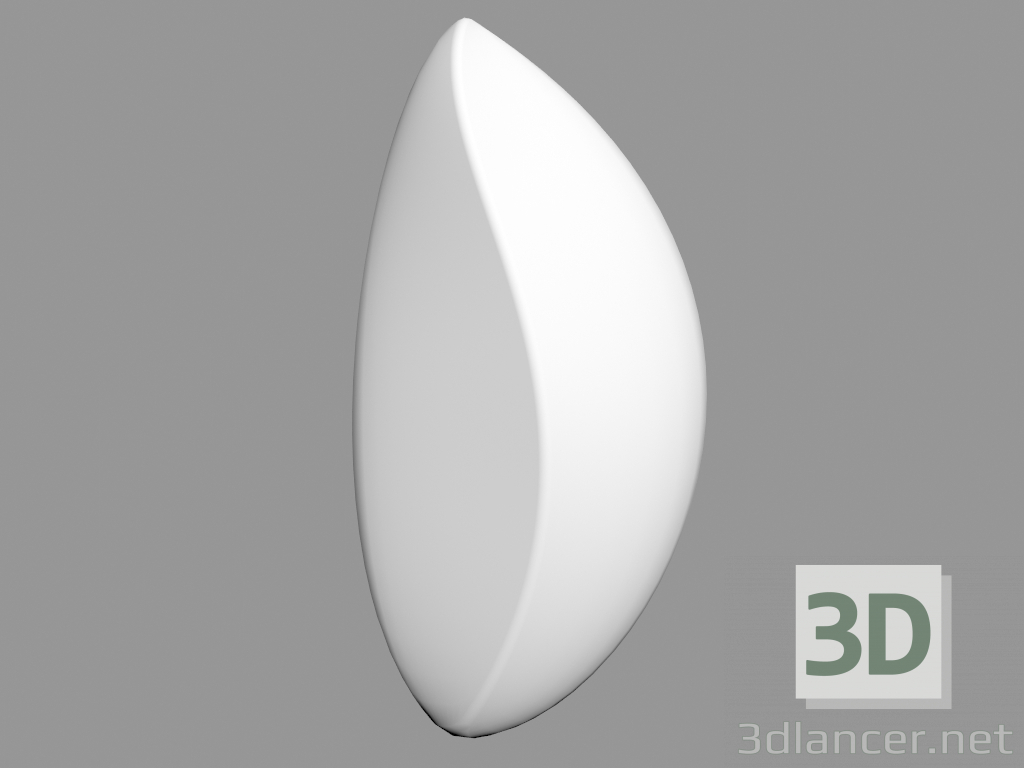 3D Modell Element für das Design der Wände G78 - Lily (8,8 x 4,4 x 1,9 cm) - Vorschau