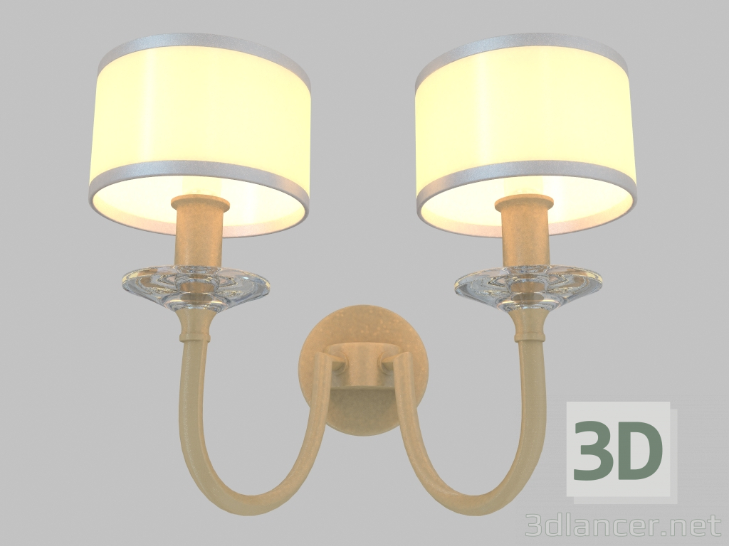 3D Modell Wandlampe (2902A) - Vorschau